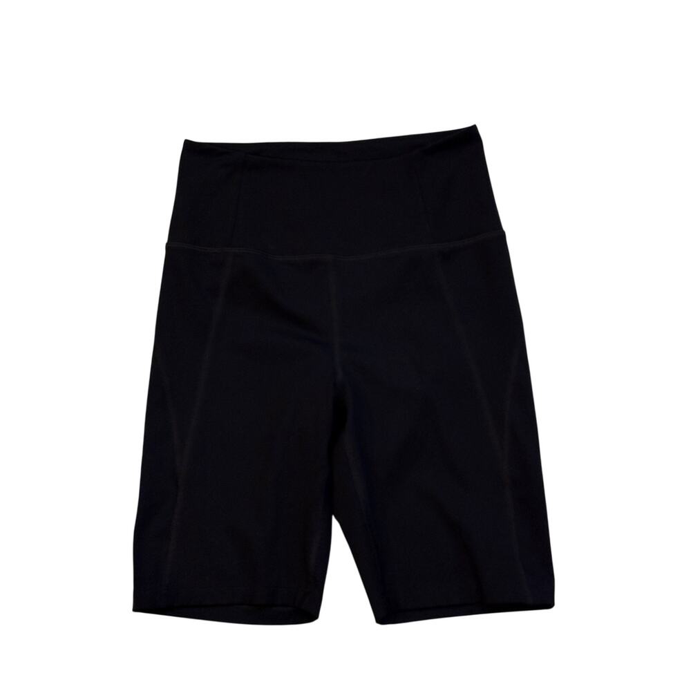 Girlfriend Collective Bike Shorts 8" Womens Small Black High Rise Compression
